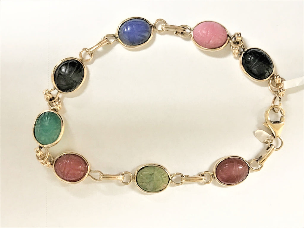 14kt Vintage Scarab Bracelet - jewelry - by owner - sale - craigslist